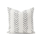 Authentic Mudcloth Throw Pillow ~ Chevron/Cotton