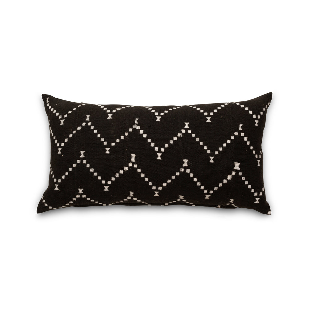 Authentic Mudcloth Throw Pillow - Coco Dot