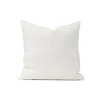 Authentic Mudcloth Throw Pillow - Natural/Light Weave