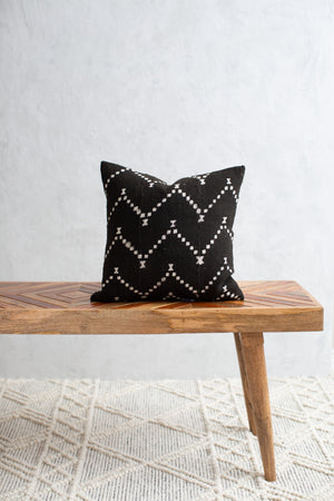 Authentic Mudcloth Throw Pillow - Coco Dot