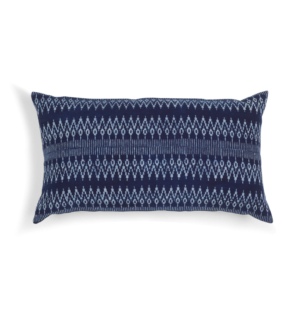 Hmong Batik Cotton - Indigo - Zig Zag