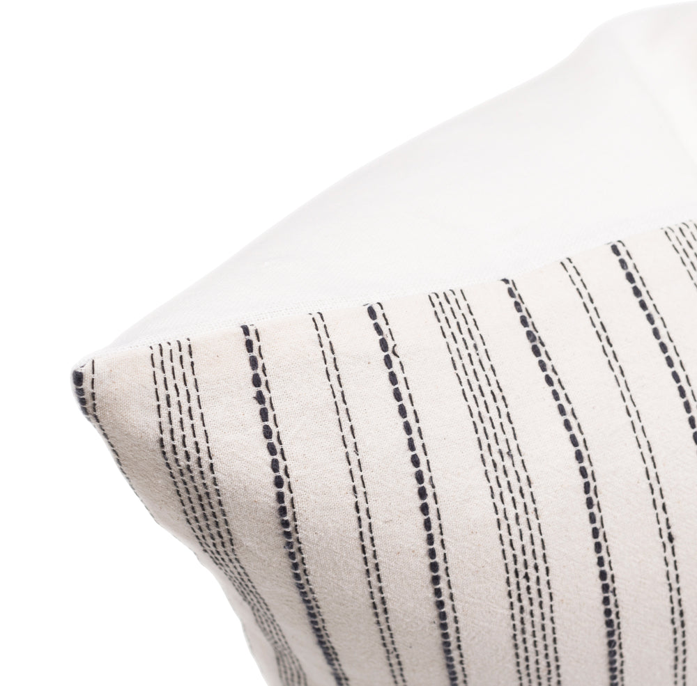 Hmong Cotton - Black Stich - Stripe