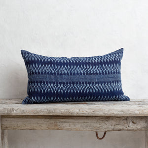 Hmong Batik Cotton - Indigo - Zig Zag